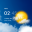 Transparent clock and weather 7.00.7