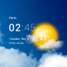Transparent clock and weather 6.55.1