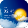 Transparent clock and weather 1.41.51 (noarch) (nodpi) (Android 4.0.3+)